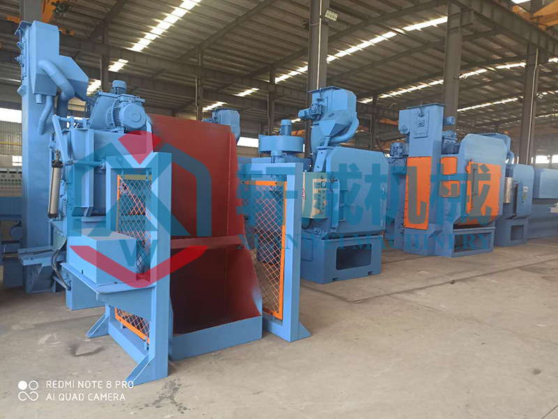 Crawler type shot blasting mac