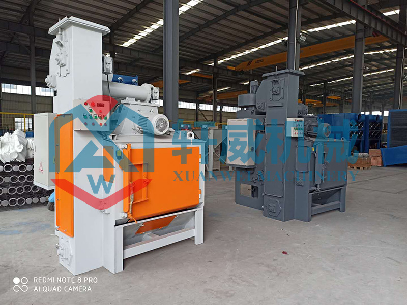 Crawler type shot blasting machine